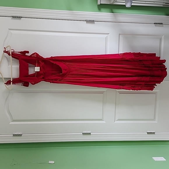 🆕 FREE PEOPLE Santa Maria Maxi XL Love Potion bright pink - Picture 10 of 16